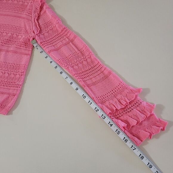 Misa Los Angeles Kelly Knit Top Coral-Pink - Picture 8 of 16